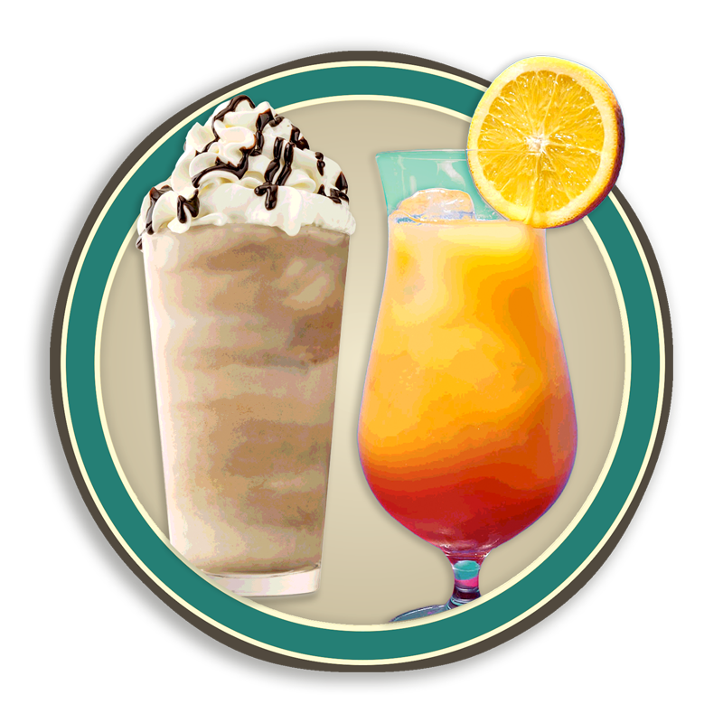 Milkshakes and cocktails Binebeca